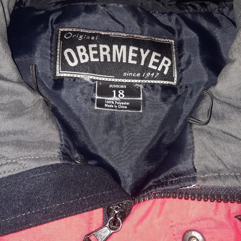 Red And Black Winter coat Boys 18 Jr